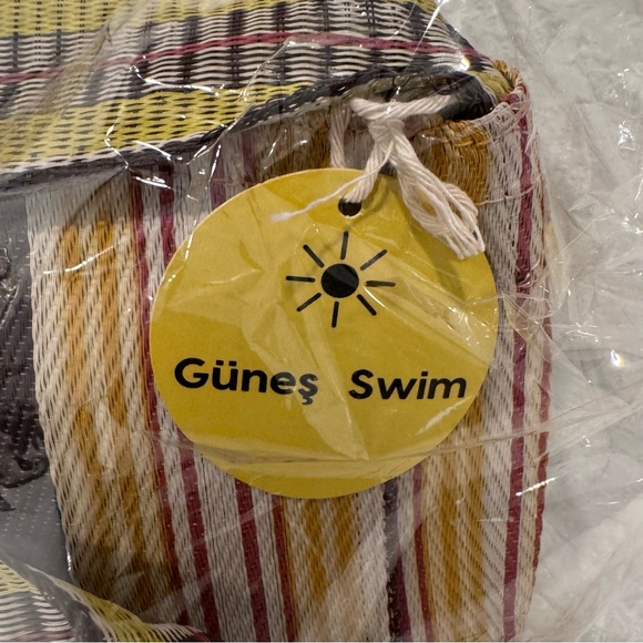 Günes Swim Crossbody Ribbon Bag in Mocha - Picture 6 of 6